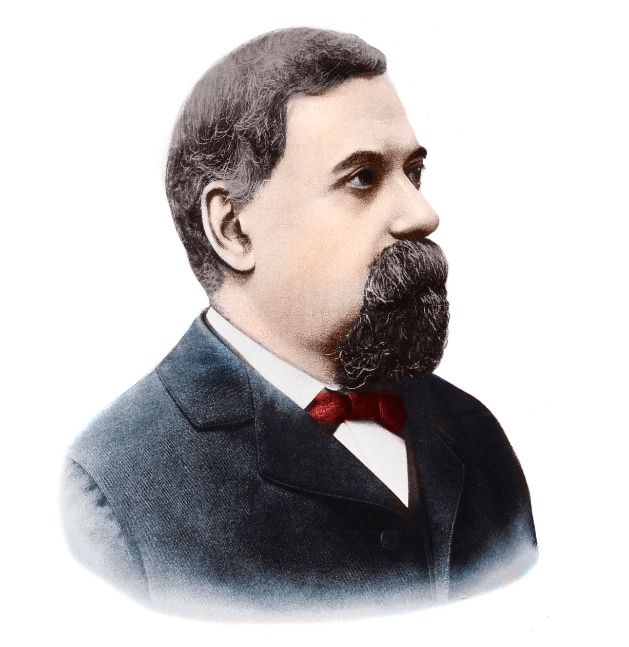 Giovanni Schiaparelli (1835-1910) olasz csillagász portréja. alkotó: French Photographer