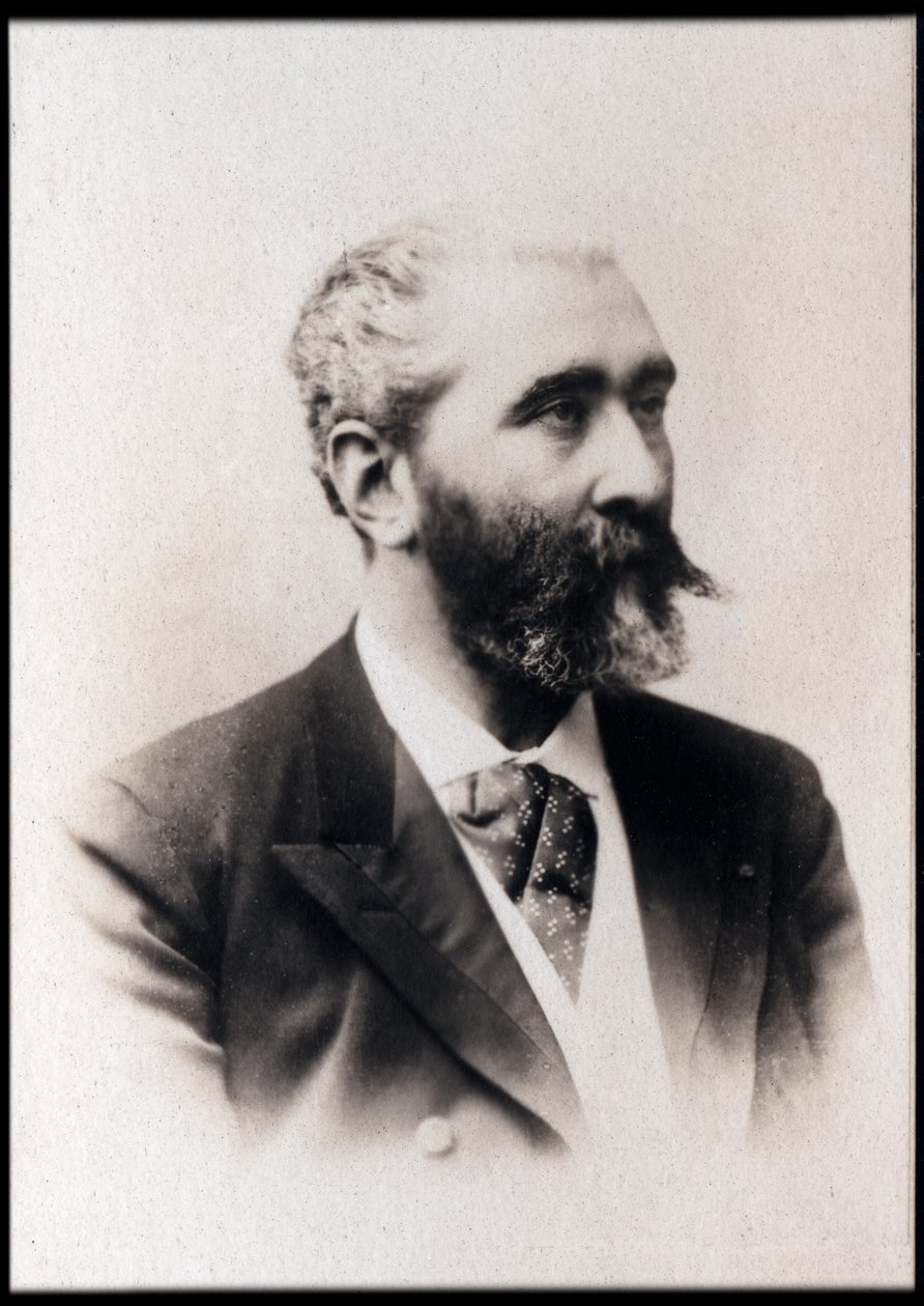 Jose Maria de Heredia (1842-1905) francia költő portréja. alkotó: French Photographer