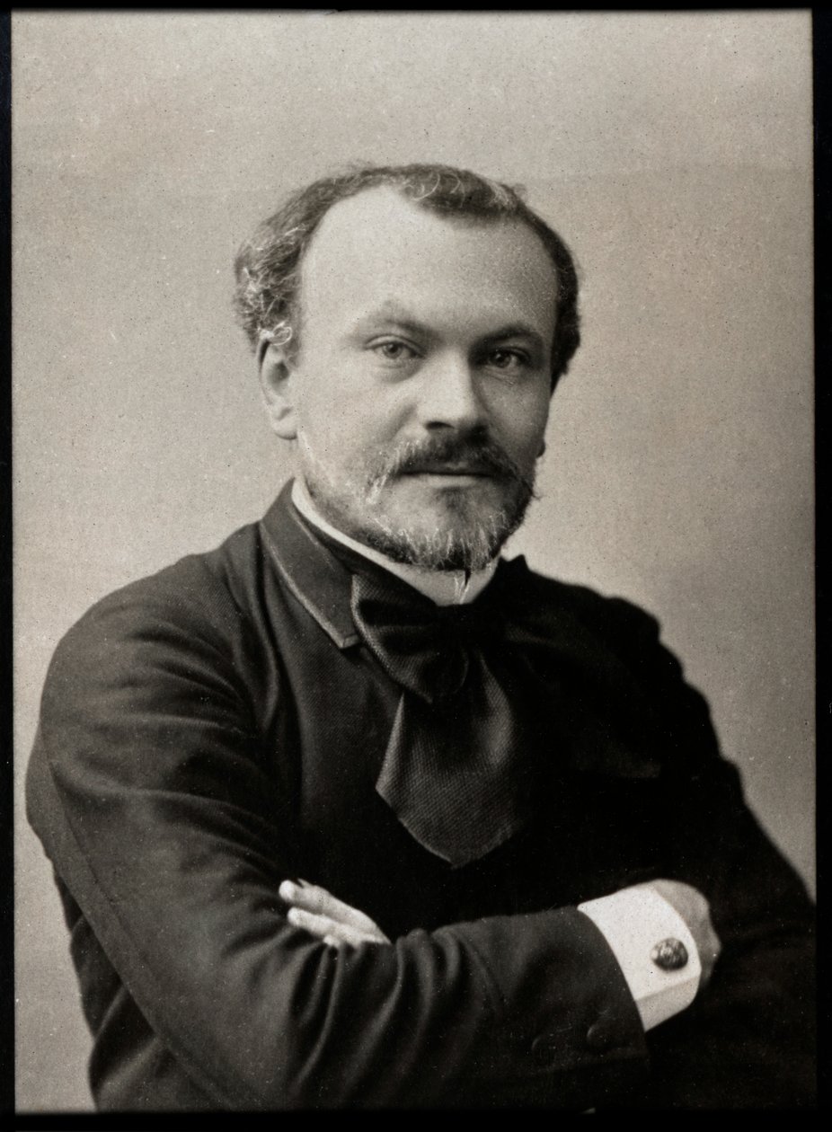 Jules Lemaitre (1853-1914) francia kritikus és drámaíró portréja. alkotó: French Photographer