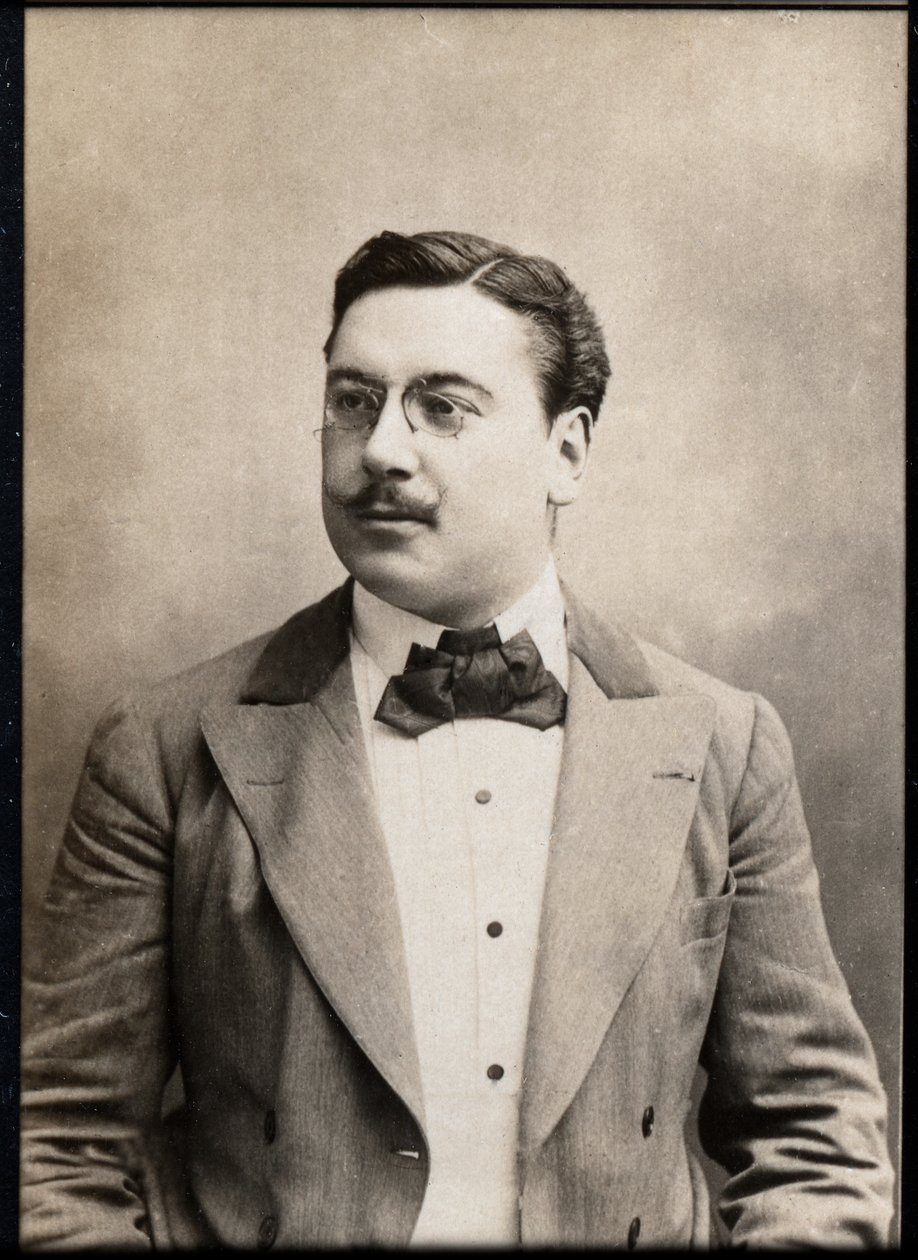 Leon Xanrof (1867-1953) francia dráma- és dalszerző portréja. alkotó: French Photographer