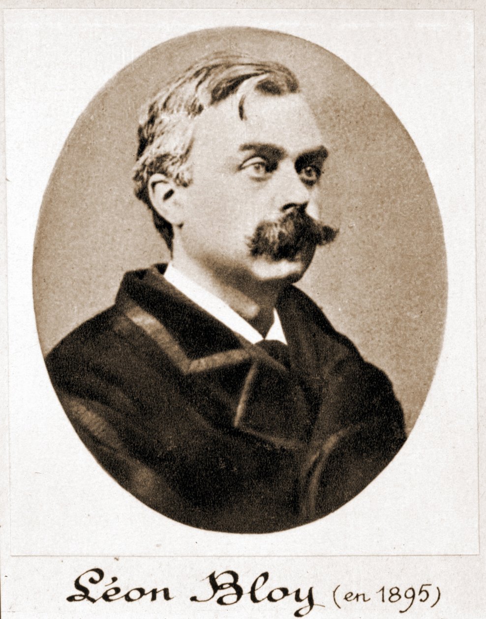 Léon Bloy (1846-1917) francia író portréja. 1895 alkotó: French Photographer