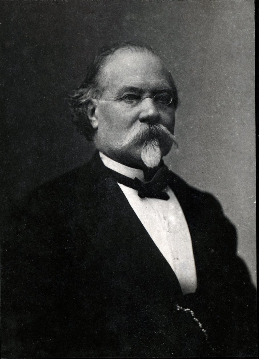 Louis Joseph Troost (1825-1911) francia kémikus portréja. alkotó: French Photographer