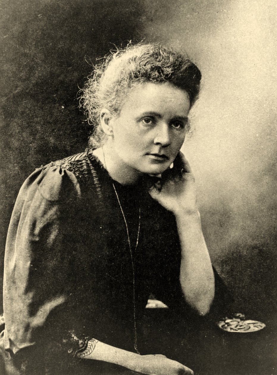 Marie Curie portréja 1901 körül alkotó: French Photographer