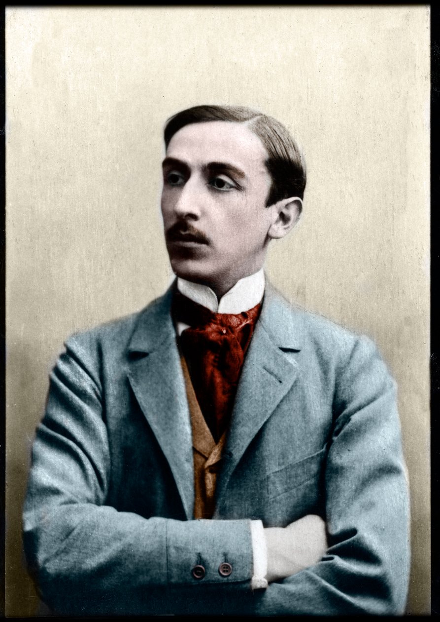 Maurice Barres (1862-1923) francia regényíró, újságíró és szocialista politikus portréja. alkotó: French Photographer