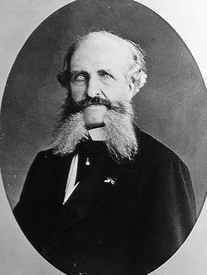 Noël Guéneau de Mussy portréja, 1870 körül (f/w fotó) alkotó: French Photographer