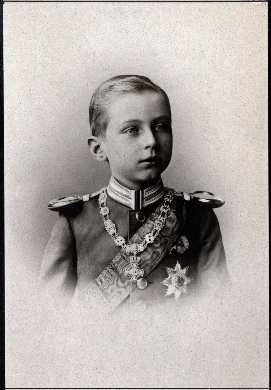 Oskar porosz herceg portréja (1888-1958). alkotó: French Photographer
