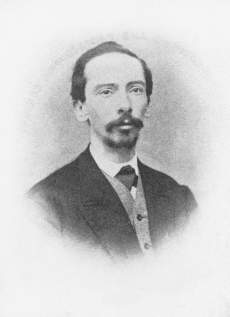 Rafael Pombo portréja, 1868 alkotó: French Photographer