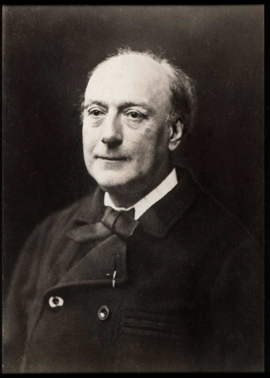 Theodore de Banville (1823-1891) francia költő portréja. alkotó: French Photographer