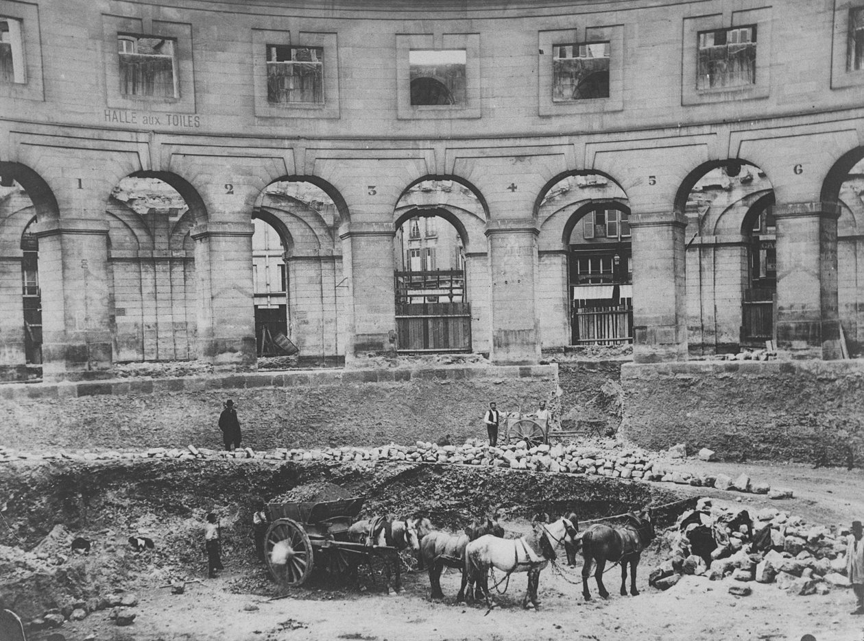 A párizsi Halle au Blé rekonstrukciója alkotó: French Photographer