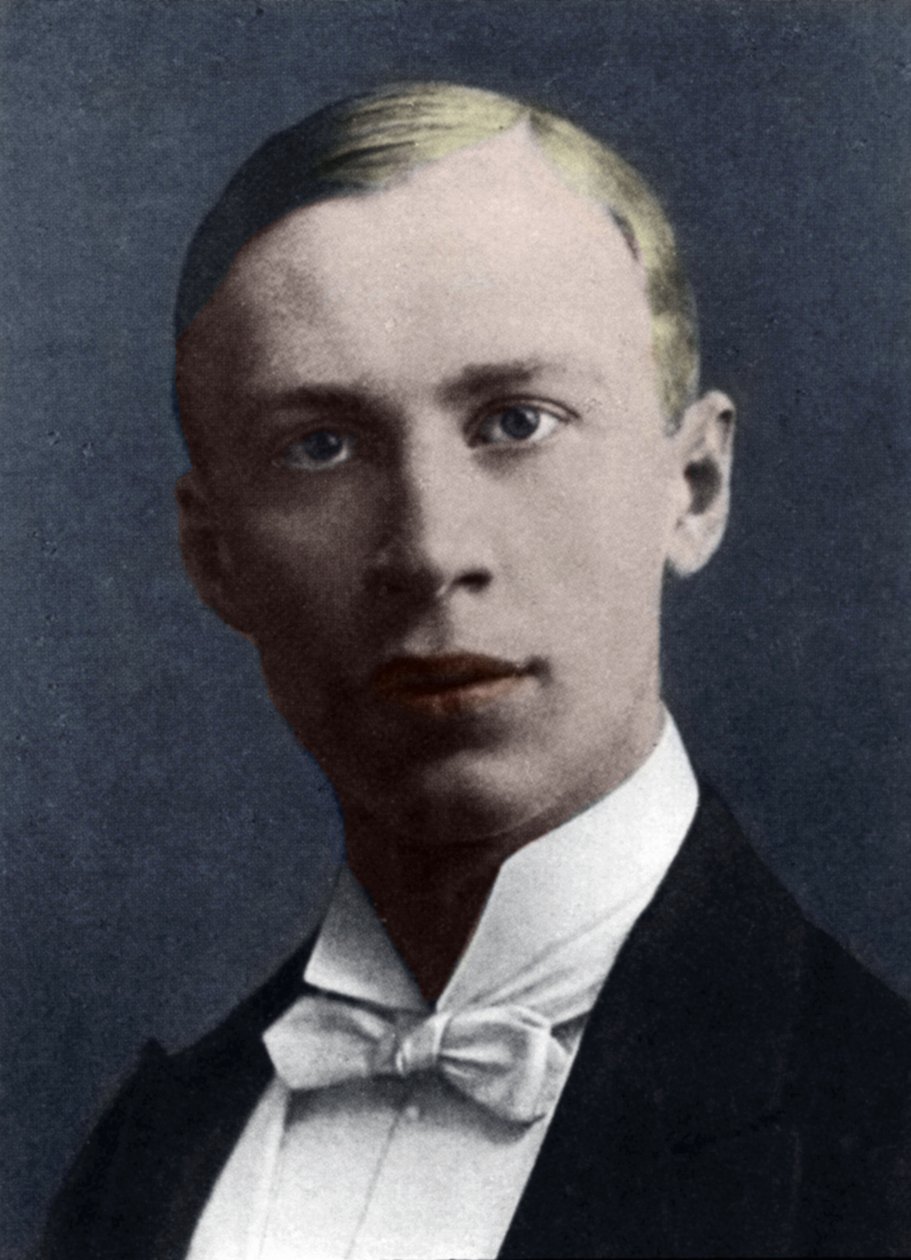 Serge Prokofjev (kézzel színezett fotó) alkotó: French Photographer