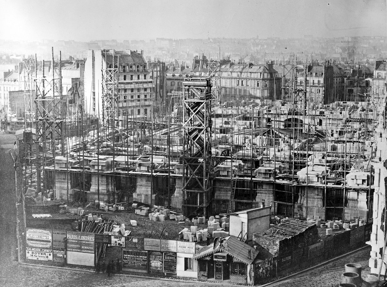 A Párizsi Operaház épülete, 1862-5 alkotó: French Photographer