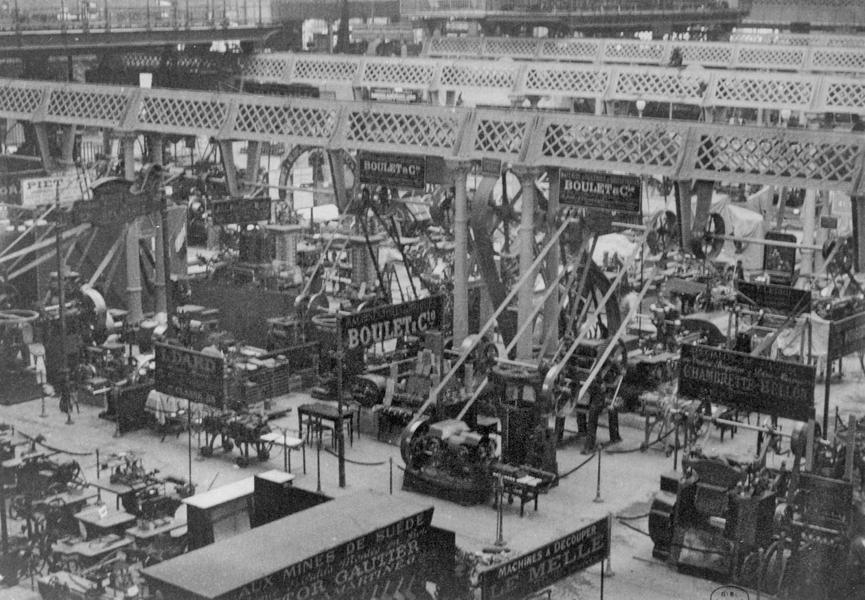 A Galerie des Machines az 1889-es Exposition Universelle-ben alkotó: French Photographer