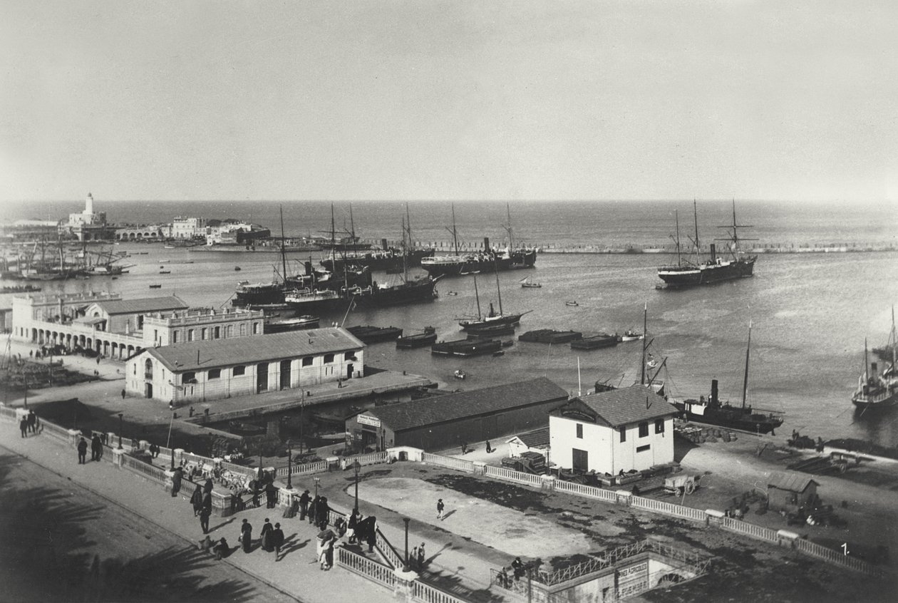 Algír tengeri kikötője, 1886. április 20 alkotó: French Photographer