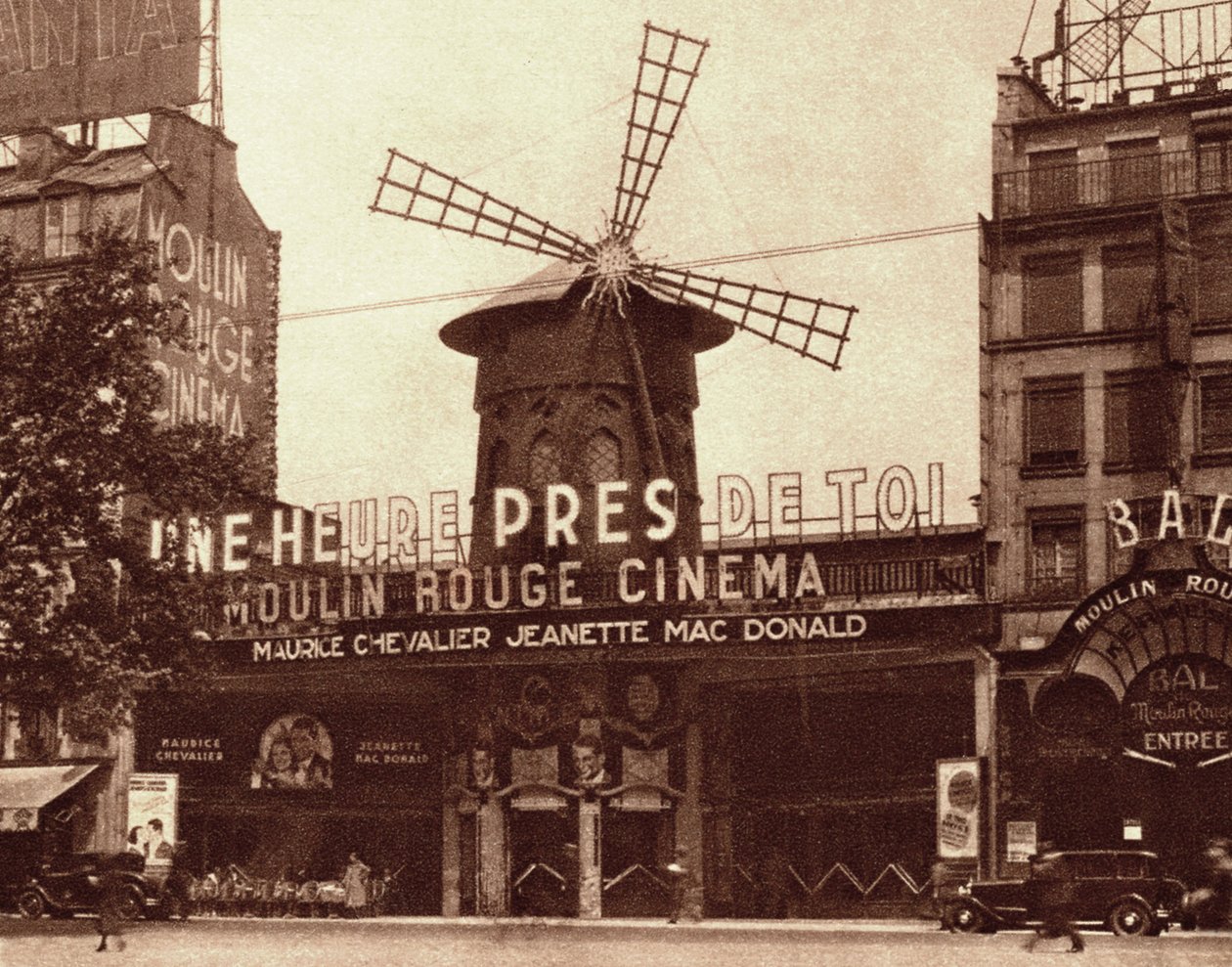 A „Le Moulin Rouge” kabaré és mozi Párizsban alkotó: French Photographer