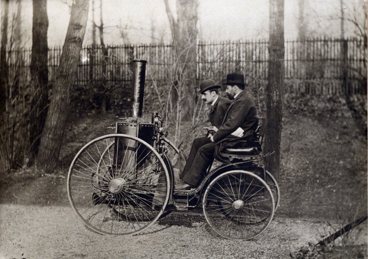 Az első gőzjármű, amelyet Dion grófja vezetett alkotó: French Photographer