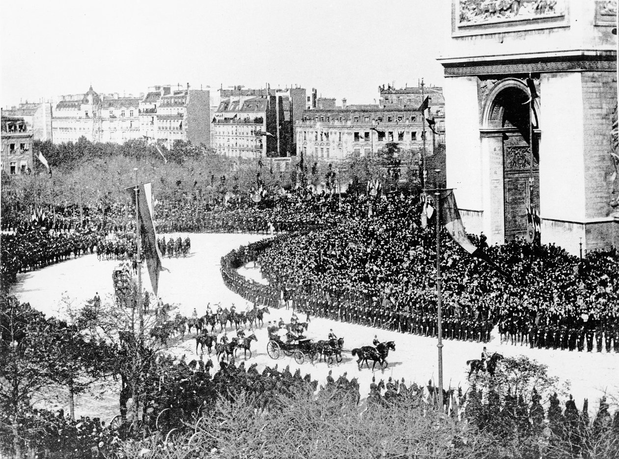Miklós cár párizsi látogatása, 1896 alkotó: French Photographer