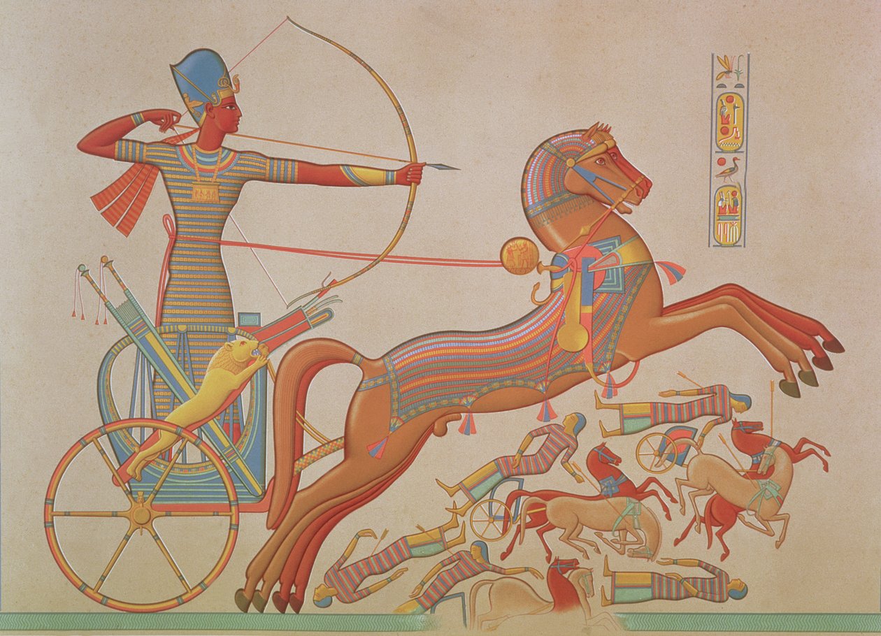 746.c.1. & f.8 Ramses-Miamoun harca a kheták ellen az Orontes határain, a "Histoire de L
