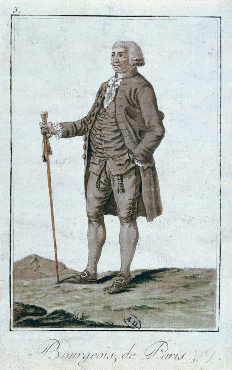 Egy párizsi burzsoá, 1787 alkotó: French School