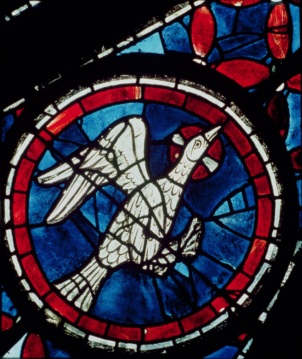 Galamb az északi rózsaablakból, 1223 körül alkotó: French School