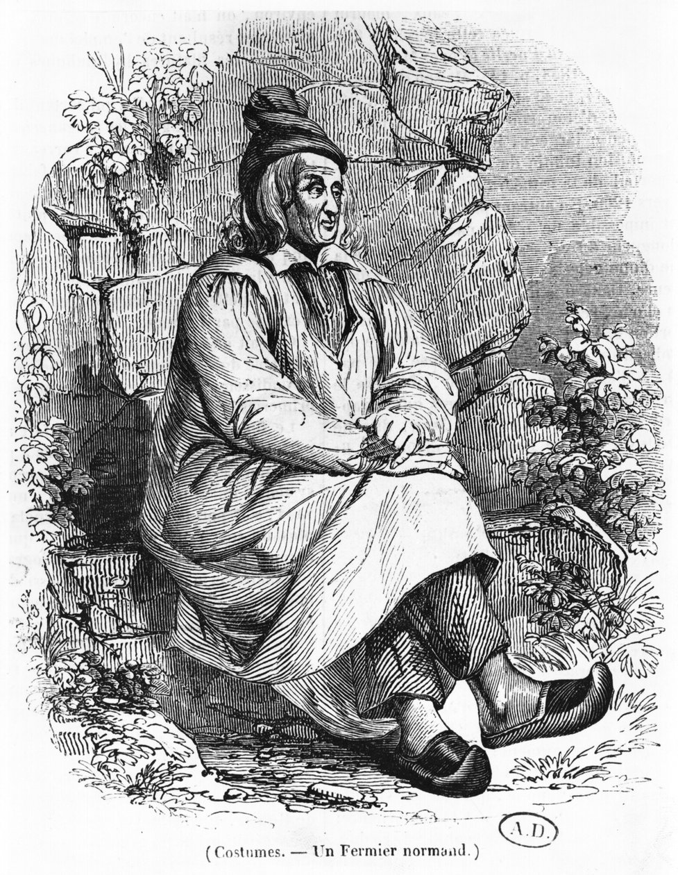 Egy normandiai gazda, 1840 körül alkotó: French School