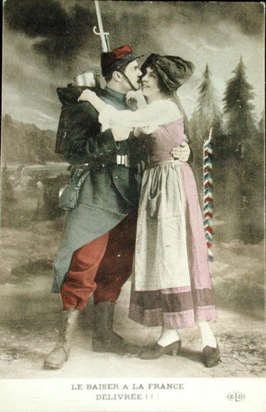 Egy csók a felszabadult Franciaországért alkotó: French School