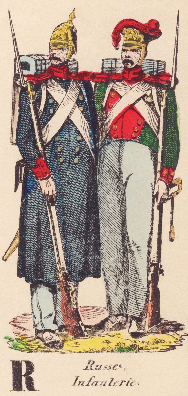 V: Orosz, Gyalogság alkotó: French School