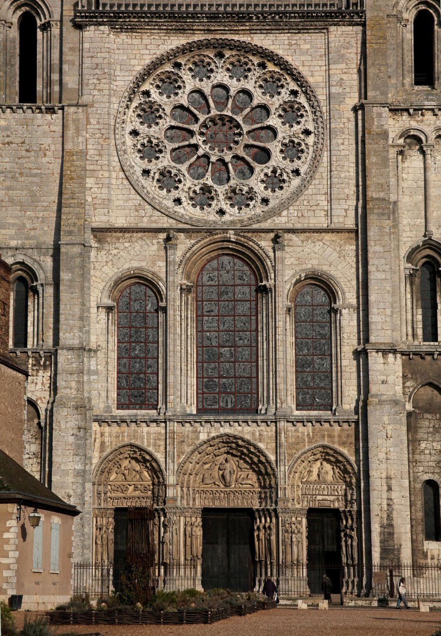 Kilátás a nyugati homlokzatra alkotó: French School