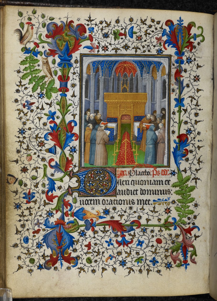 Adja hozzá az 16997 f.171v Halotti Hivatalokat (Vespers) a Chevalier Hours-ból, 1420 körül (vellum) alkotó: French School