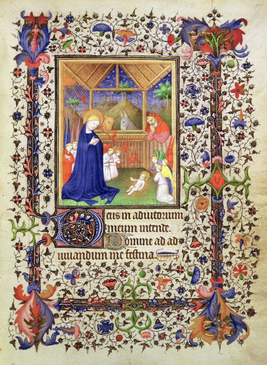 Add hozzá: 16997 f.57 betlehem, a Chevalier Hourse-ból, 1420 körül (vellum) alkotó: French School
