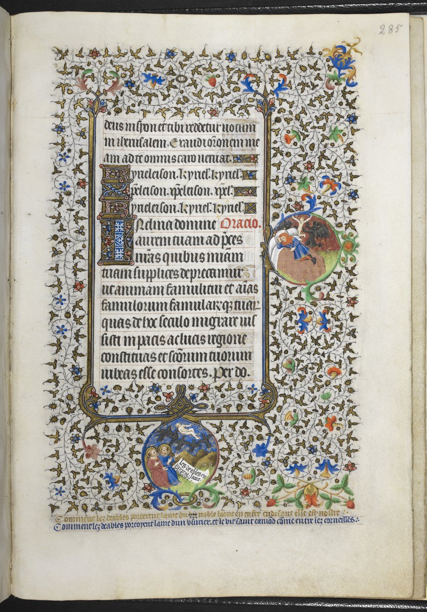 Add hozzá Ms 18850 f.285r Book of Hours (The Bedford Hours) c.1410-30 (tinta, szín és arany pergamen) alkotó: French School
