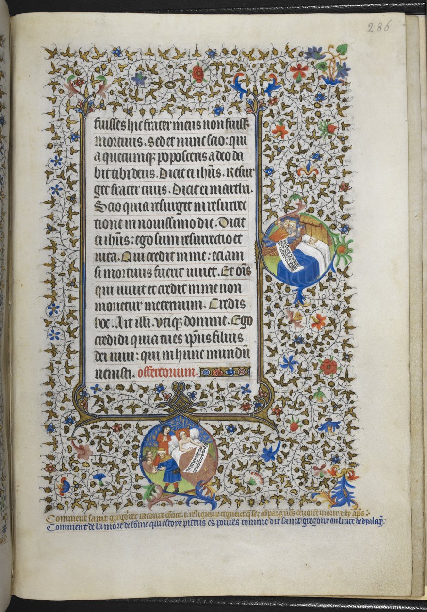 Add hozzá Ms 18850 f.286r Book of Hours (The Bedford Hours) c.1410-30 (tinta, szín és arany pergamen) alkotó: French School