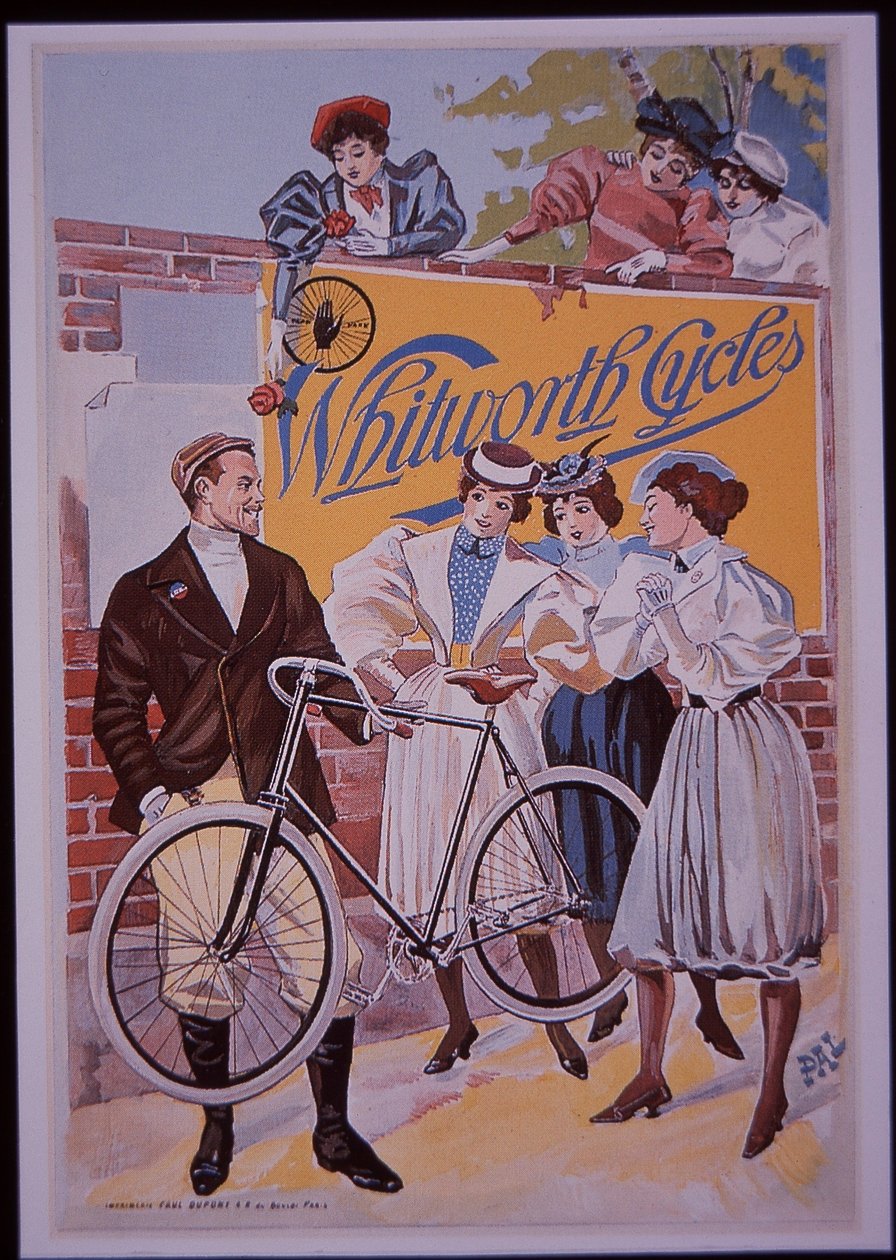 Whitworth Cycles hirdetése alkotó: French School