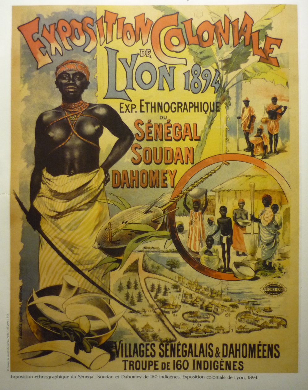 A lyoni kiállítás hirdetése alkotó: French School