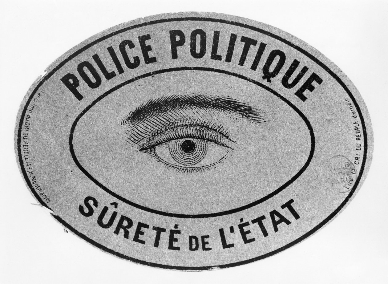 Valószínűleg a Le Cri du Peuple újságban megjelent hirdetés, amelyet a rendőrség lefoglalt, 1886 alkotó: French School
