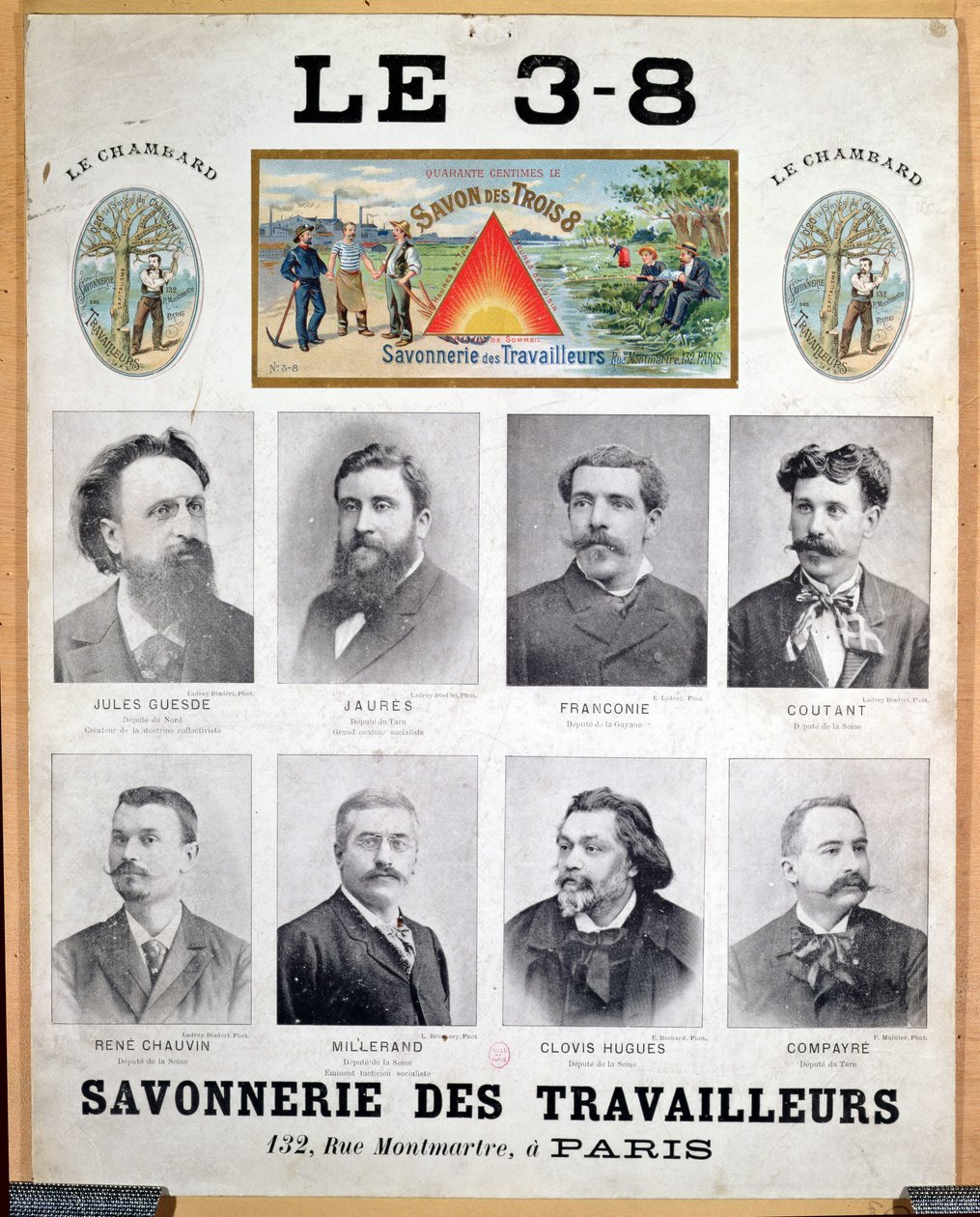 3x8 márkájú szappan reklámja, XIX. század vége alkotó: French School