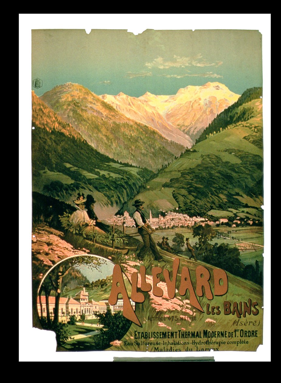 Allevard Les Bains, Isere hirdetése alkotó: French School