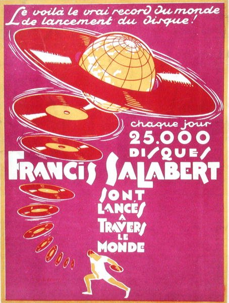 Francis Salabert Disques reklámja alkotó: French School