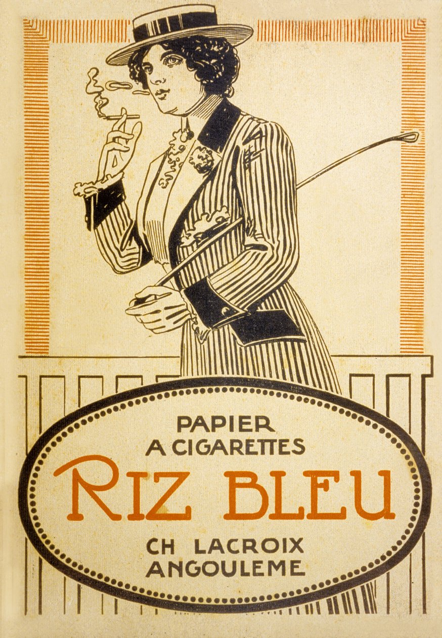 A Riz Bleu cigaretta reklámja alkotó: French School