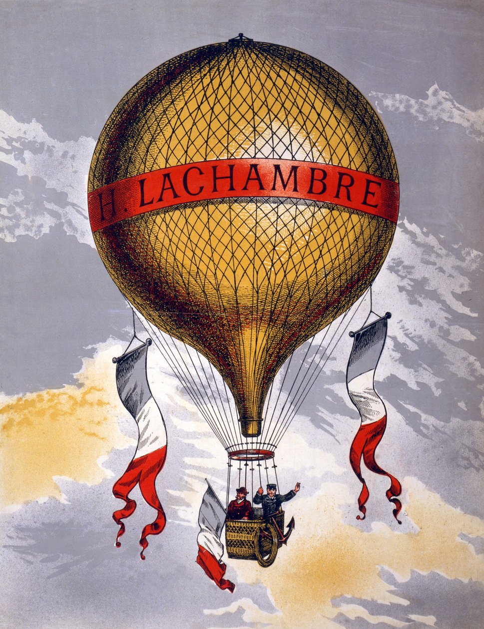 H. Lachambre által gyártott léggömbök reklámja, 1880-1900 alkotó: French School