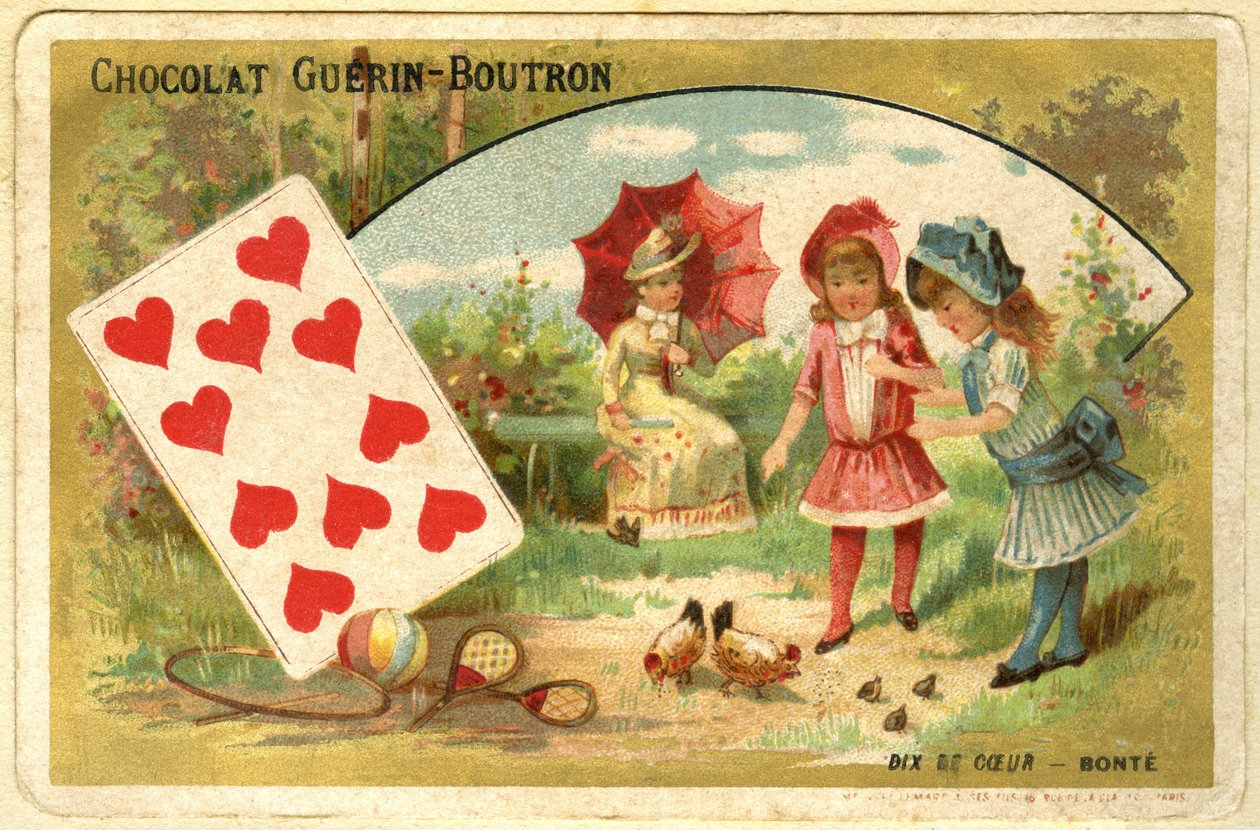 Guérin Boutron csokoládék reklámkromolitográfiája (kromolitográfia) alkotó: French School
