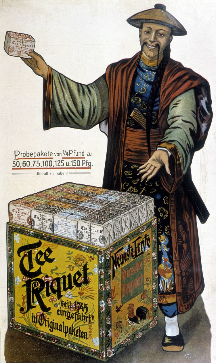 A kínai tea Riquet reklámja – 19. század vége alkotó: French School