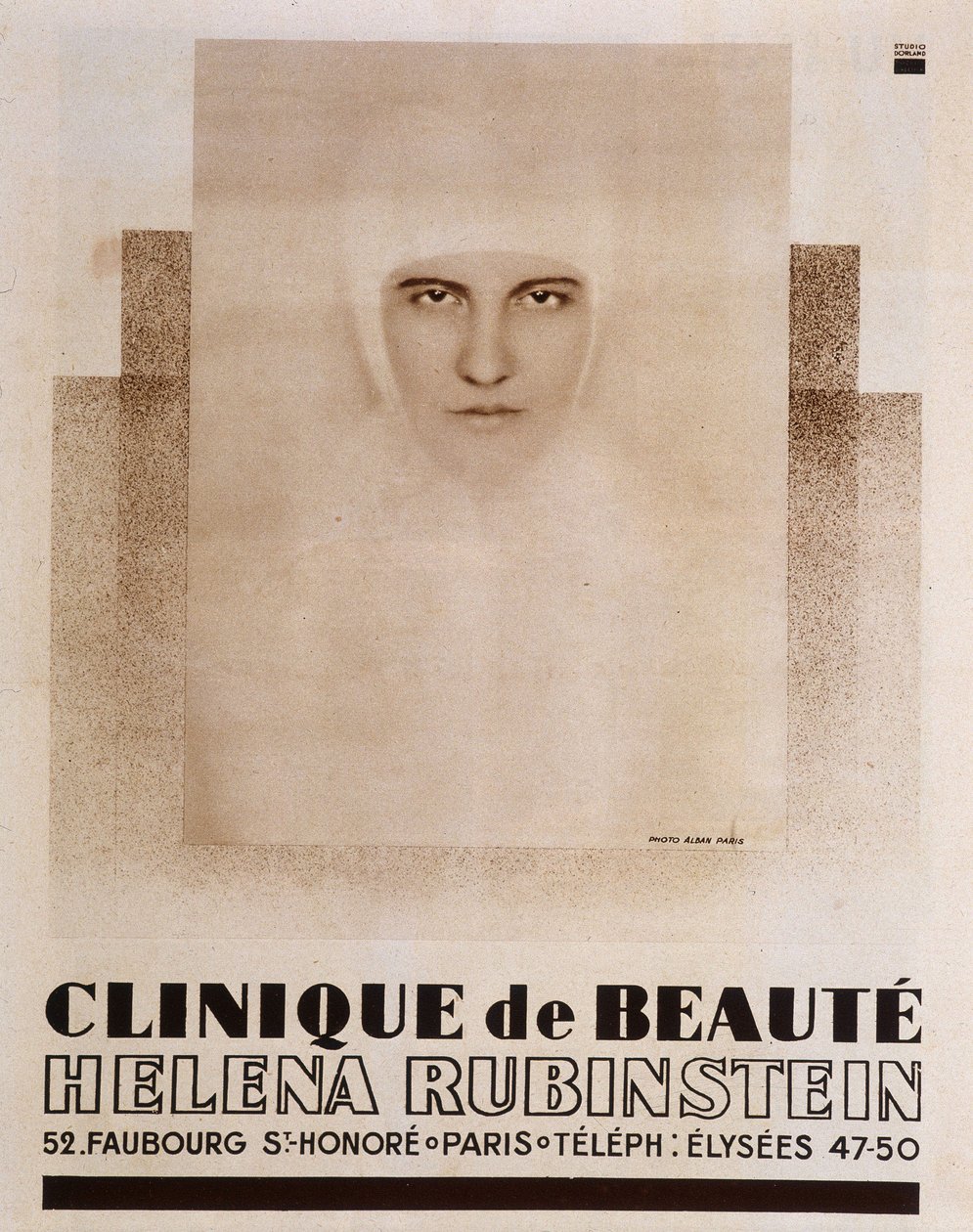 A párizsi Héléna Rubinstein Beauty Clinic hirdetése - Vu-ban alkotó: French School