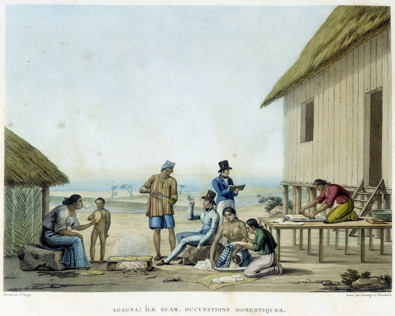 Agagna: Guam-sziget, hazai foglalkozások alkotó: French School