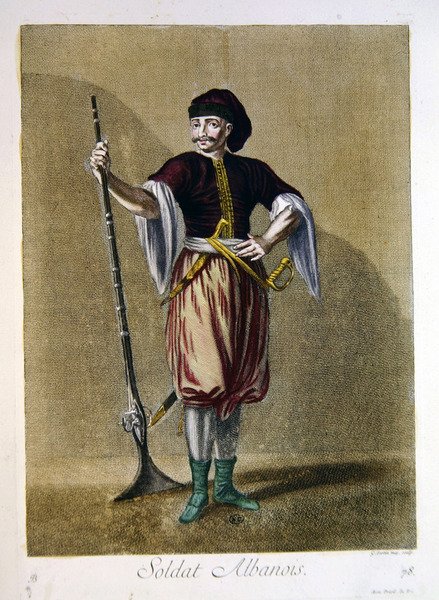 Albán katona, a "Recueil d