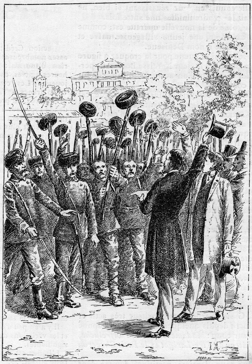 Battenbergi Sándor – I. Bolgár Sándor vagy Battenbergi Sándor (1857-1893) Philippopoliban kikiáltotta Románia és Bulgária unióját, „A jeles világban” alkotó: French School