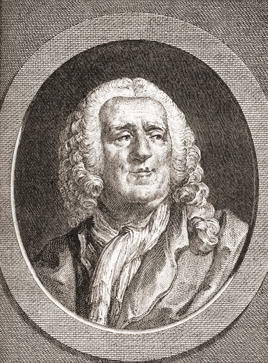 Alexis Piron, 1689 1773. Francia epigrammatikus és drámaíró. Az 1908-ban megjelent Les Heures Libresből. alkotó: French School