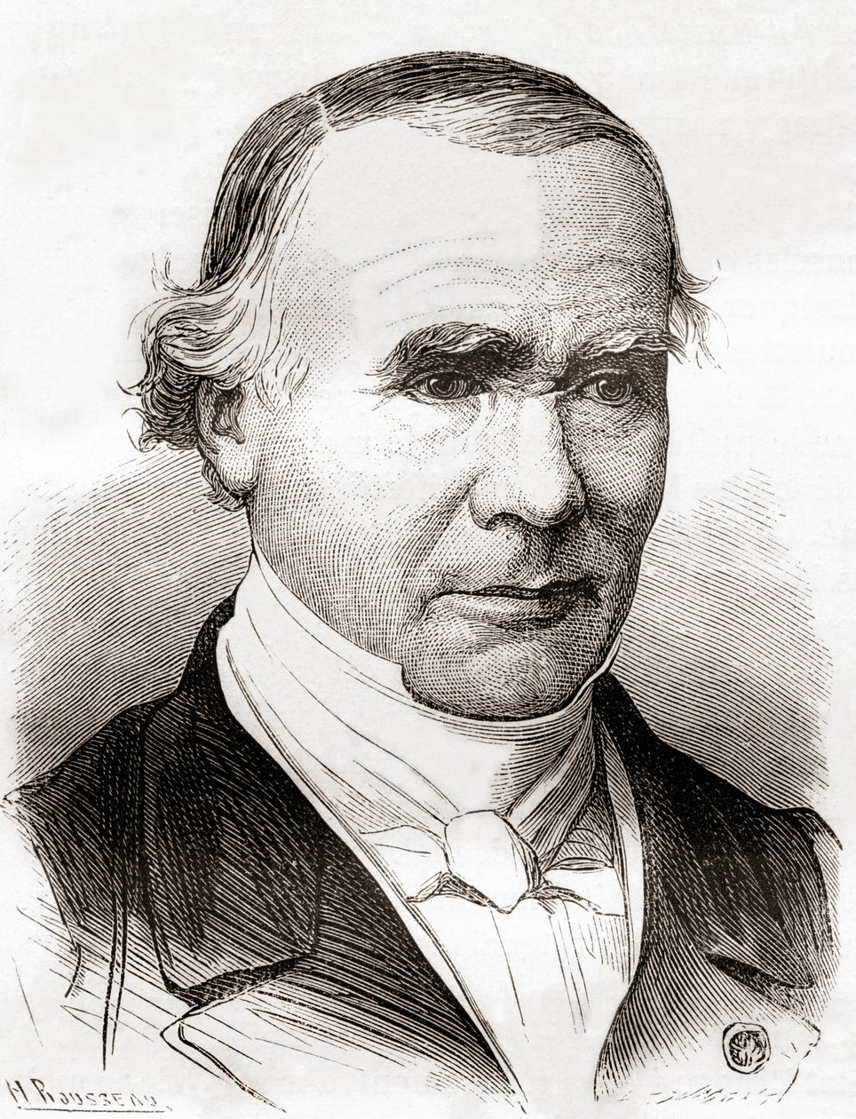Alfred-Armand-Louis-Marie Velpeau, a „Les Merveilles de la Science”-ből, 1870 körül megjelent (litho) alkotó: French School