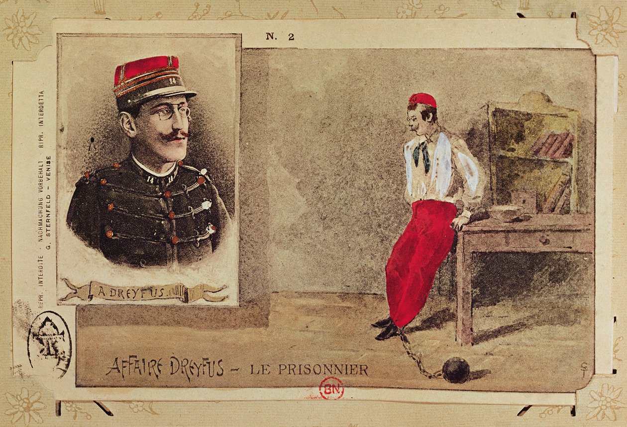 Alfred Dreyfus (1855-1935) fogolyként, 1894-1906 alkotó: French School
