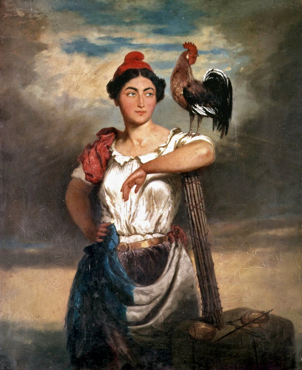 A Köztársaság allegóriája 1848-ban alkotó: French School