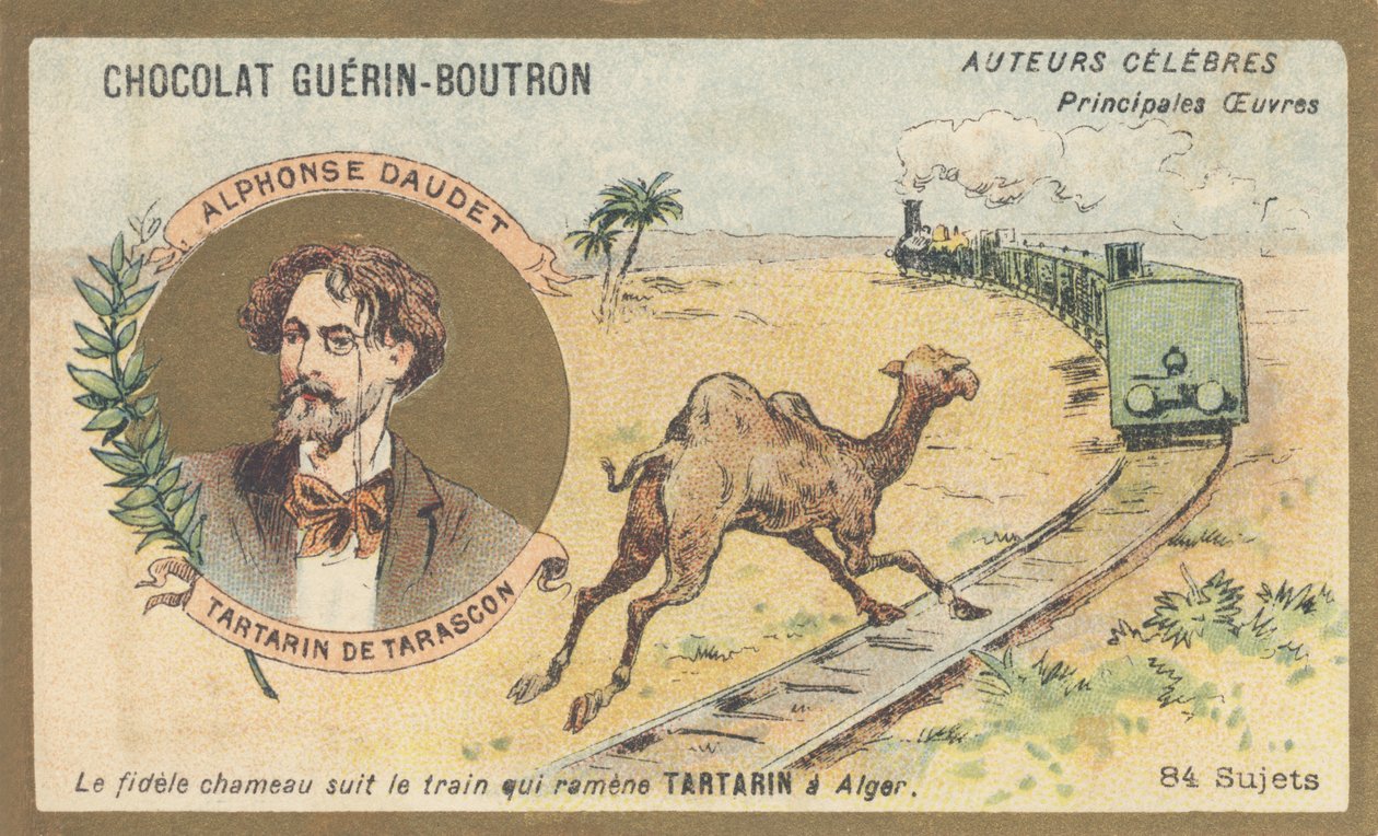 Alphonse Daudet (1840-1897), francia író és drámaíró, a Tartarin de Tarascon szerzője (1872) alkotó: French School